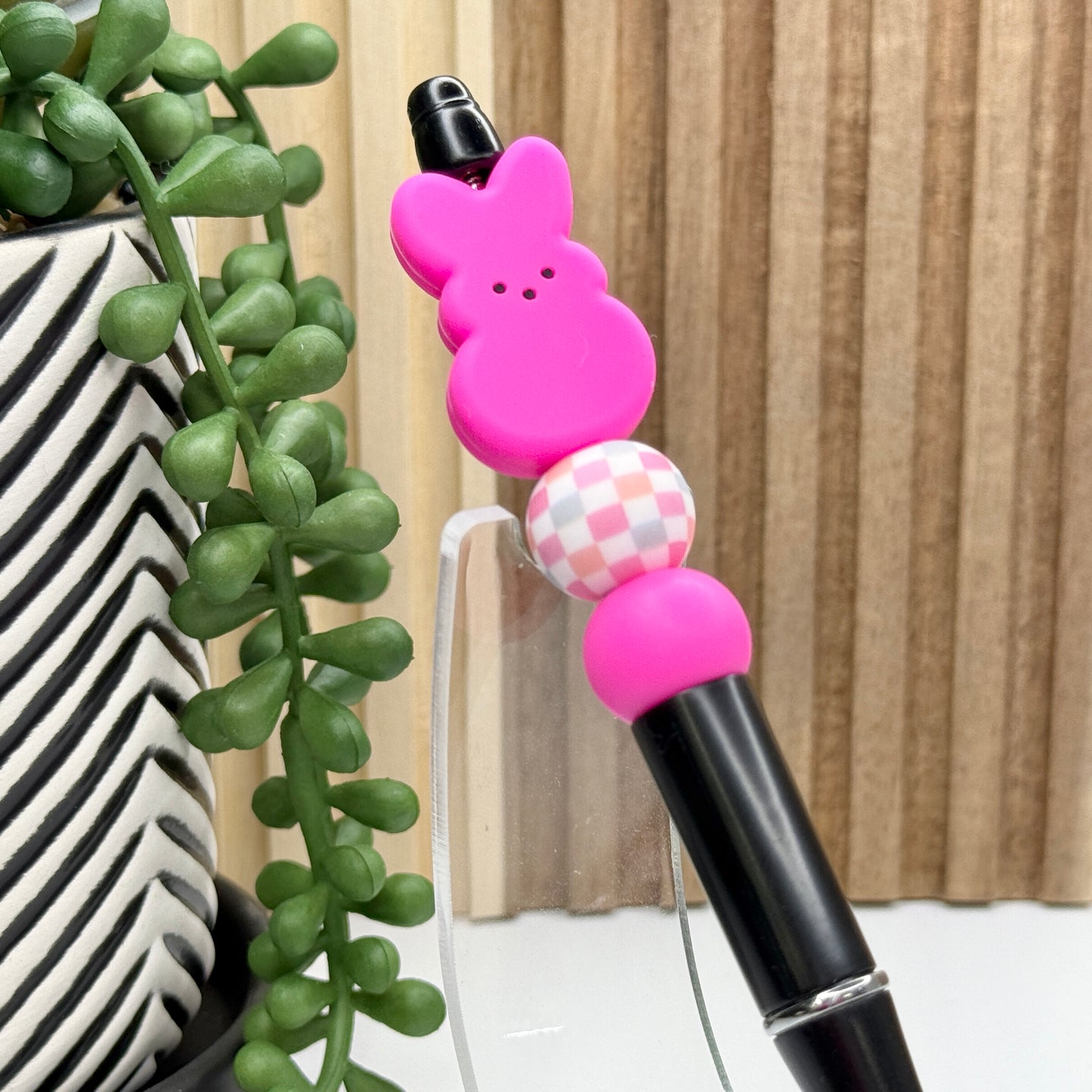 Pink Peeps Plastic Pen